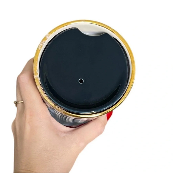 STARBUCKS Coffee Travel Mug Limited 12 oz Insulated Double Walled Porcelain - Picture 3 of 8